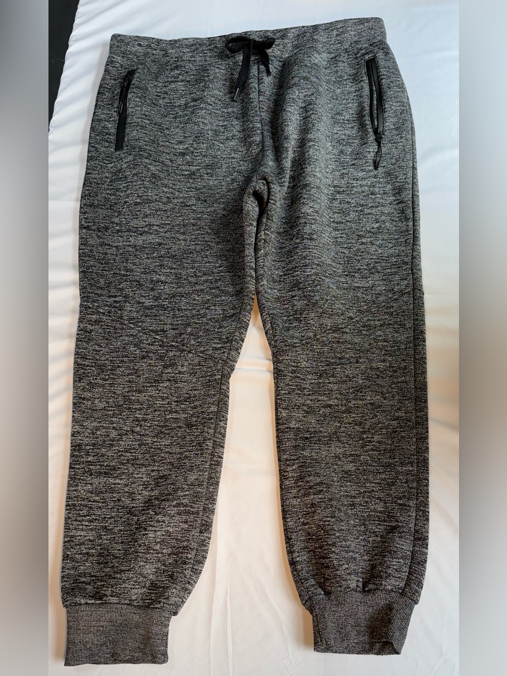Alexander Julian Heathered Gray Jogger Sweatpants